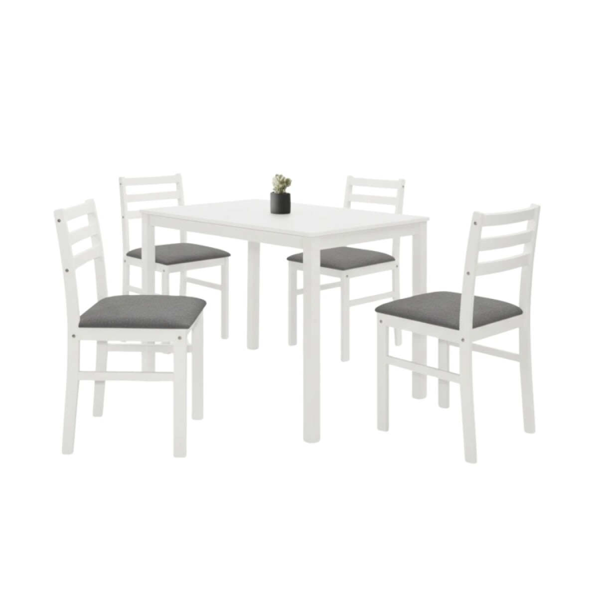 Juego Comedor 4s New Starter Blanco 