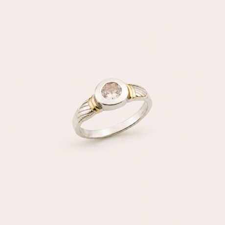 Anillo Solange - Plata y Oro Anillo Solange - Plata y Oro