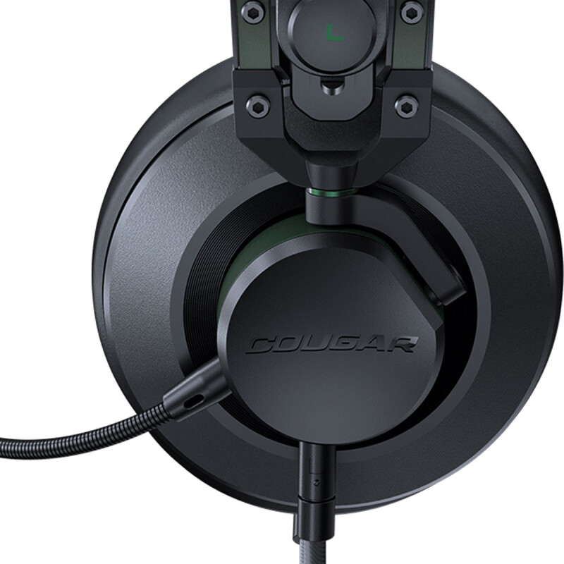 Auriculares Gamer Cougar VM410 XB Black Green Auriculares Gamer Cougar VM410 XB Black Green