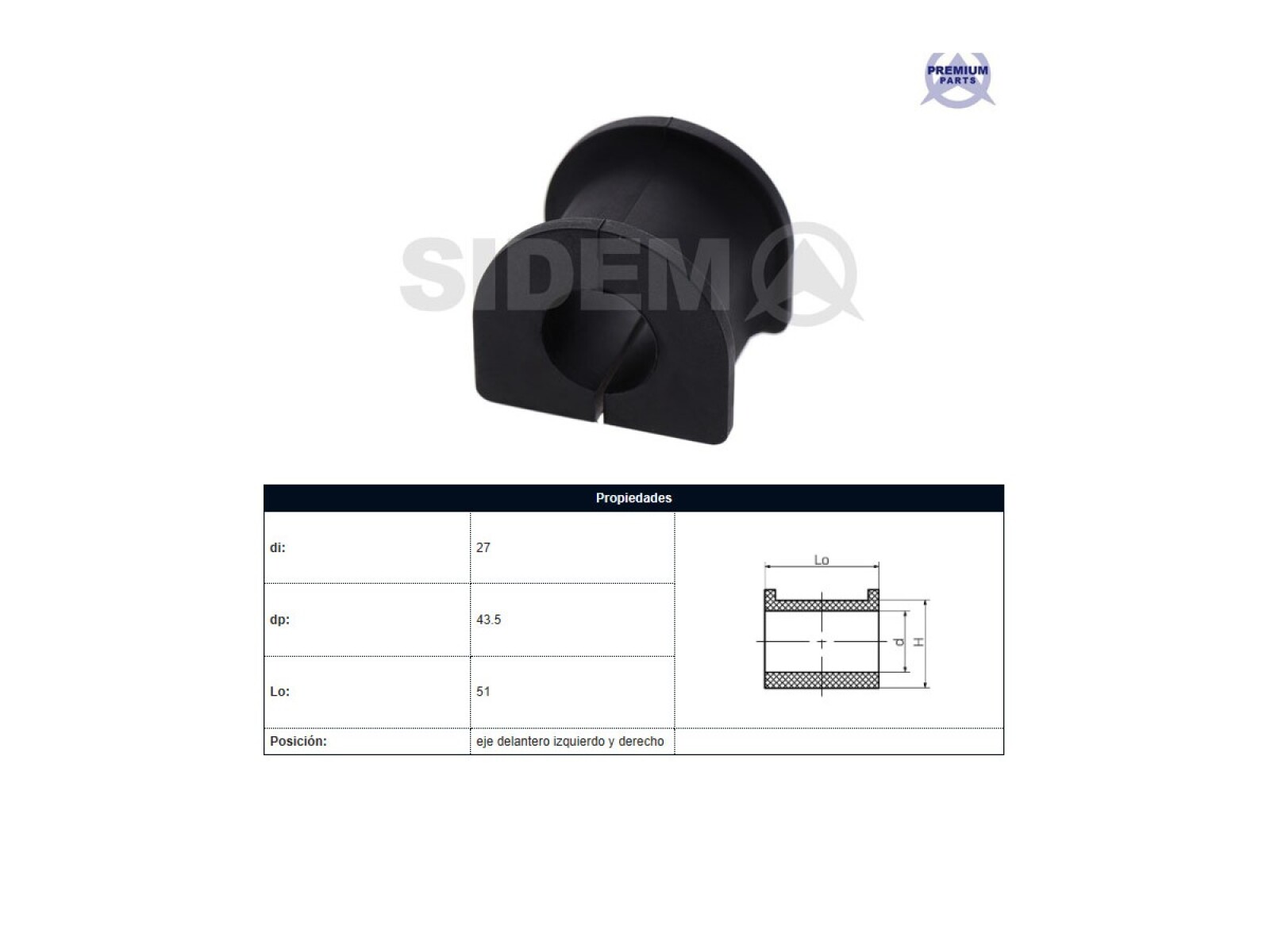 Buje Volks Amarok 4X2 - 4X4 11-25 Der/Izq 