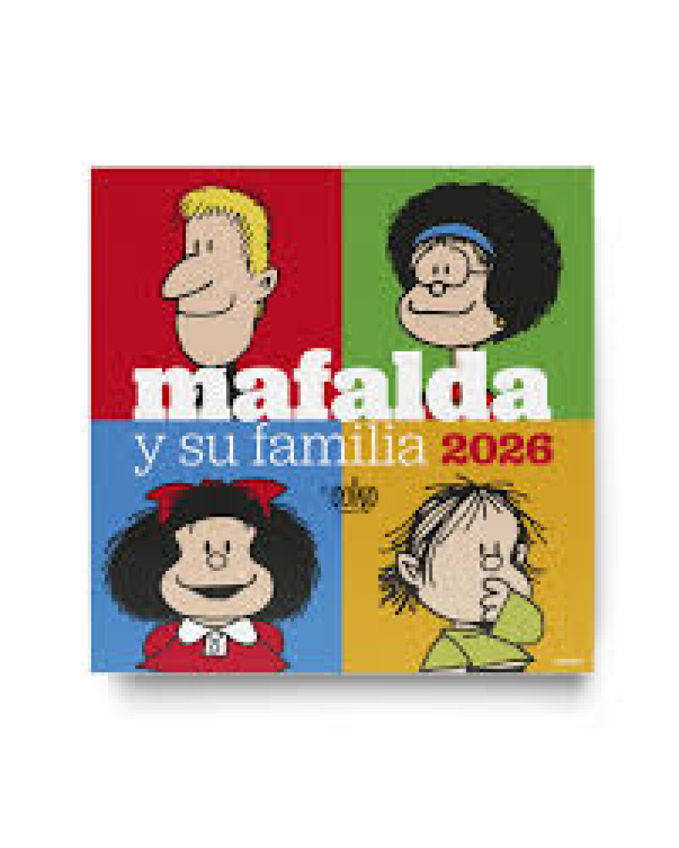 CALENDARIO MAFALDA Y SU FAMILIA 2026 