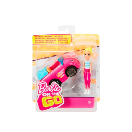Muñeca Barbie On The Go Con Automóvil