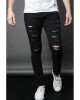 Pantalon Slim Gabardina Negro