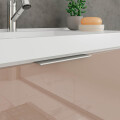 CONJUNTO DE BAÑO MODELO PIETRA COLOR BLANCO/GIANDUIA BRILHO / MUEBLE + BACHA + ESPEJO / 60 CM Conjunto De Baño Modelo Pietra Color Blanco/gianduia Brilho / Mueble + Bacha + Espejo / 60 Cm