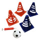 Arco De Fútbol Infantil Con Conos De Entrenamiento Y Pelota Arco De Fútbol Infantil Con Conos De Entrenamiento Y Pelota