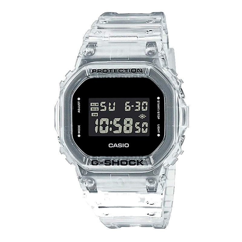 Reloj G-Shock Transparente de Caballero DW-5600SKE-7DR Reloj G-Shock Transparente de Caballero DW-5600SKE-7DR