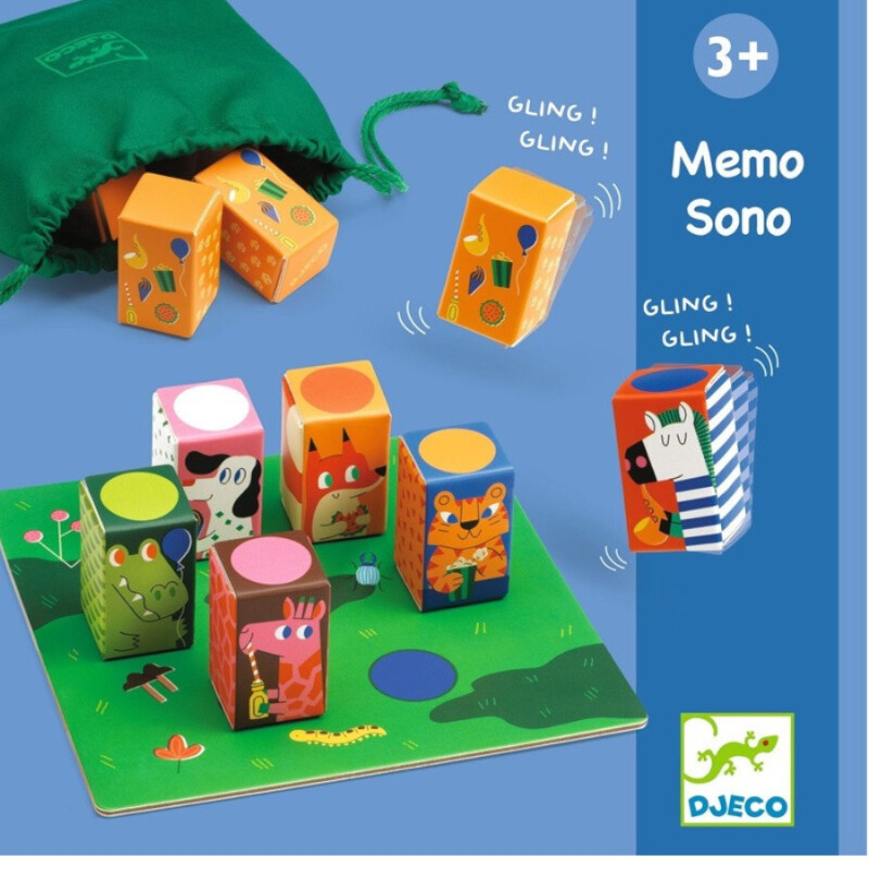 Juego De Caja Memo Sono +3 Djeco Juego De Caja Memo Sono +3 Djeco