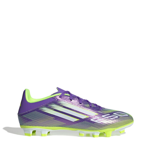 Championes de Hombre Adidas Futbol 11 F50 Club FG/MG Púrpura - Blanco - Amarillo Limon