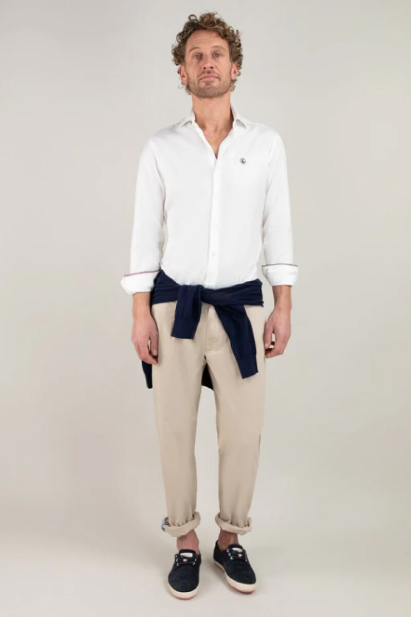 Camisa Popelín El Ganso Blanca