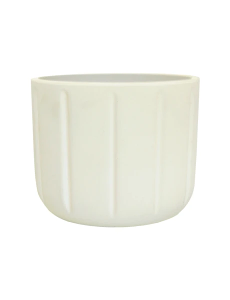 MACETA SPELLO PILASTRI BLANCA 15X15CM MACETA SPELLO PILASTRI BLANCA 15X15CM