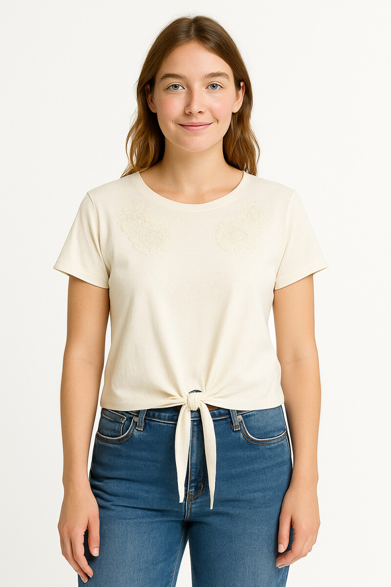 Remera Santosi - Crudo / Natural 