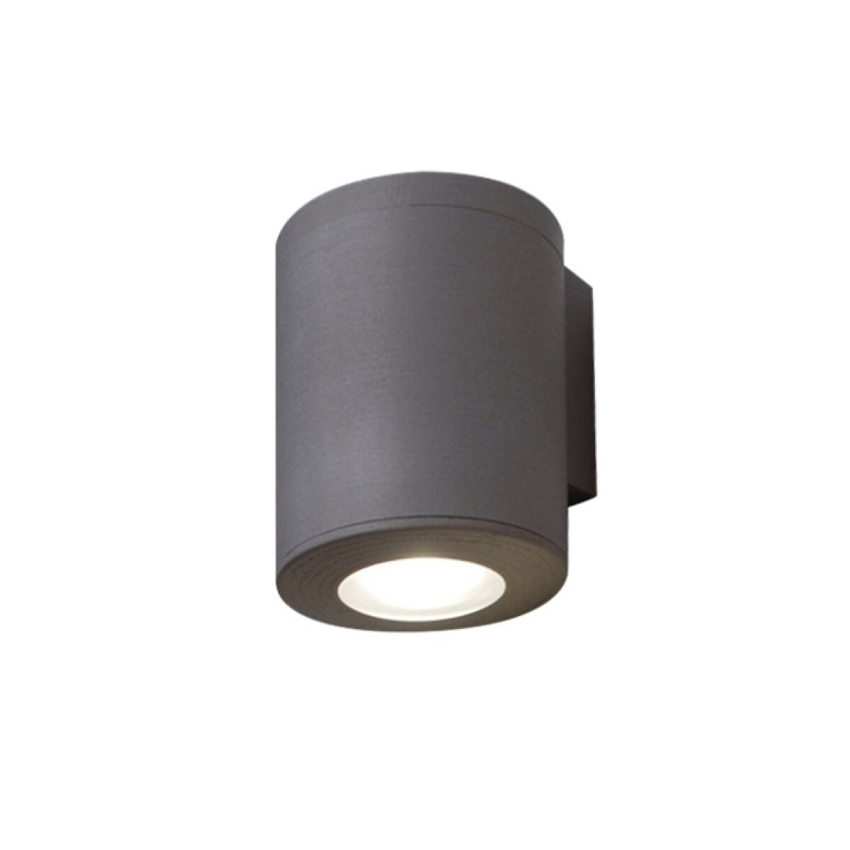 Aplique LED pared gris IP55 GU10 inc. Ø95mm FRANCA - FL0907 