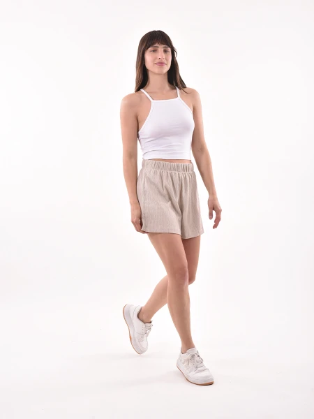 SHORT FABINI BEIGE
