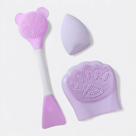 Set De Esponjas Skincare Lila