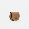 Bandolera Lady Saddler En Efecto Cuero Taupe