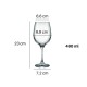 Copa vidrio barone 490ml x12 Nadir Copa vidrio barone 490ml x12 Nadir