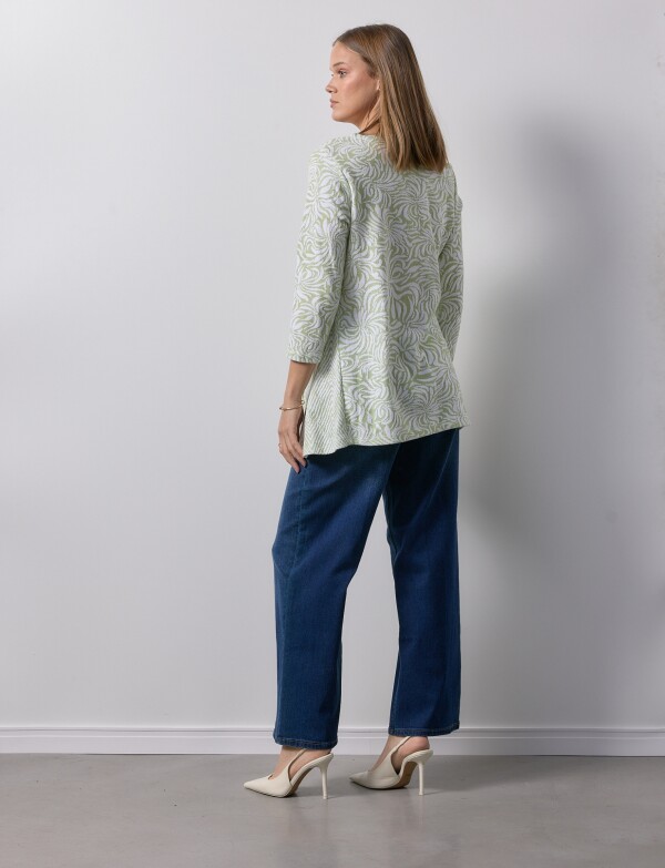 Blusa Botones VERDE/MULTI