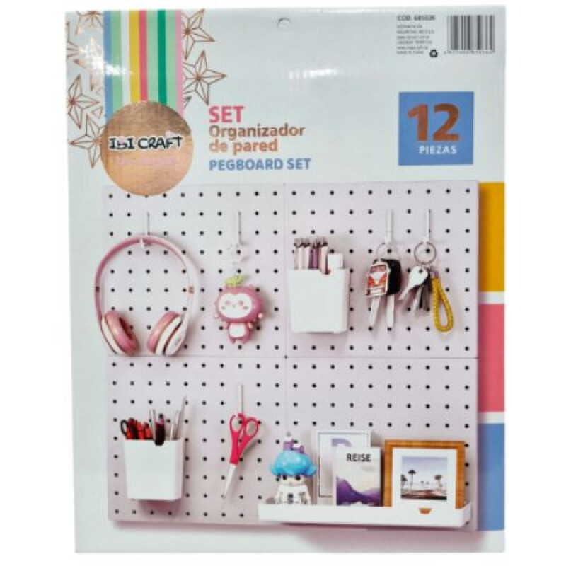 Tablero Organizador Ibi Craft Perforado Tablero Organizador Ibi Craft Perforado