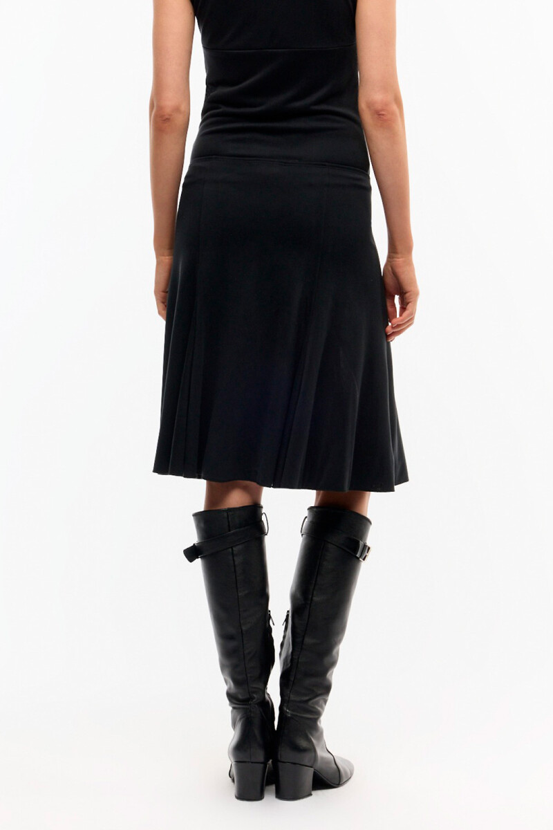 POLLERA MIDI AGNES Negro
