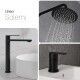 Juego Grifería Negro Lavatorio Alto Y Bidet NEGRO