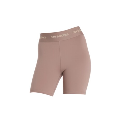 Short New Balance Sleek High Rise Sport 5 - Brown Brown