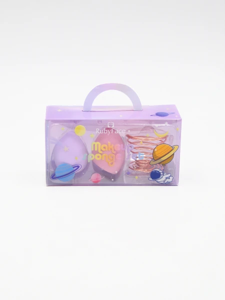 ESPONJAS CON SOPORTE SET X2 VIOLETA