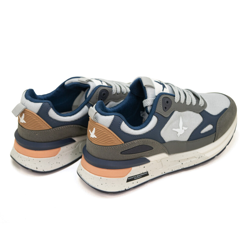 Championes Santa Barbara Roma de Hombre Gris-marino