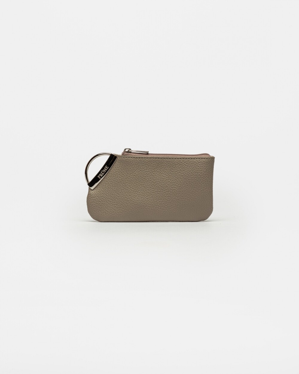 Monedero Katy En Cuero Graneado Taupe