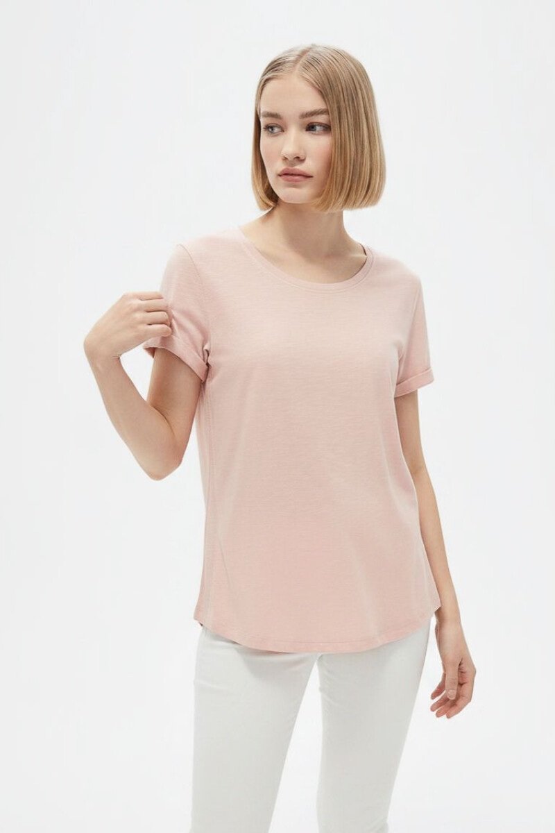 Remera Cordata - Rosa Viejo 