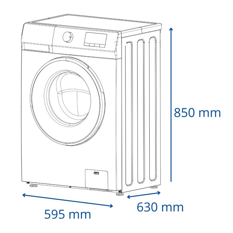 Lavarropas James Lr1016 Inverter 10,5kg Dark Silver Lavarropas James Lr1016 Inverter 10,5kg Dark Silver