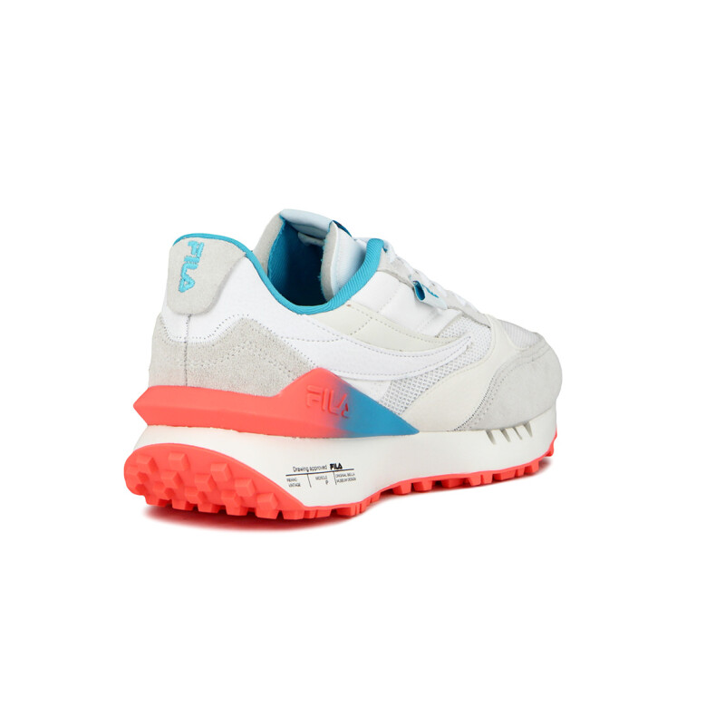 Championes Hombre Fila Renno Vintage Gris-Blanco