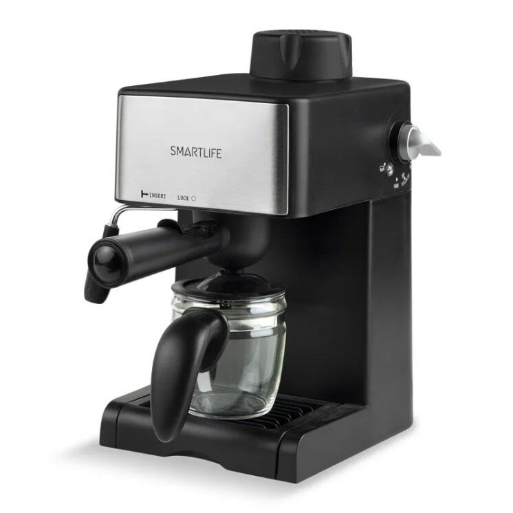 Cafetera Espresso Smartlife 800 W con Espumador SL-CM4648VE Cafetera Espresso Smartlife 800 W con Espumador SL-CM4648VE
