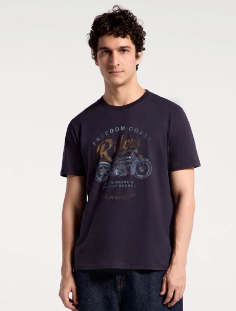 T-SHIRT MM AZUL