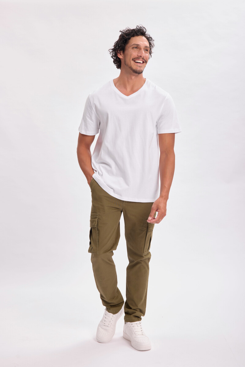 Pantalón cargo Verde Militar