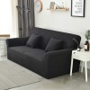 Funda sillón 2 cuerpos lisa negro
