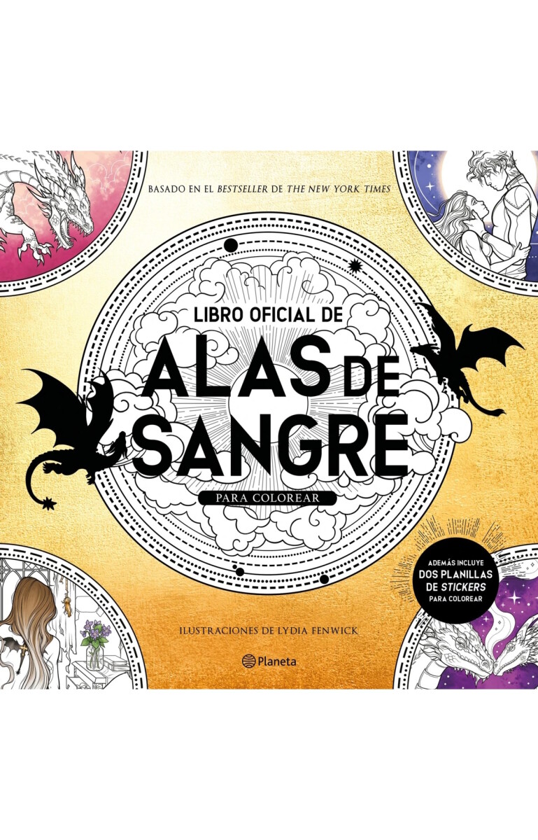 Libro oficial de Alas de sangre para colorear 