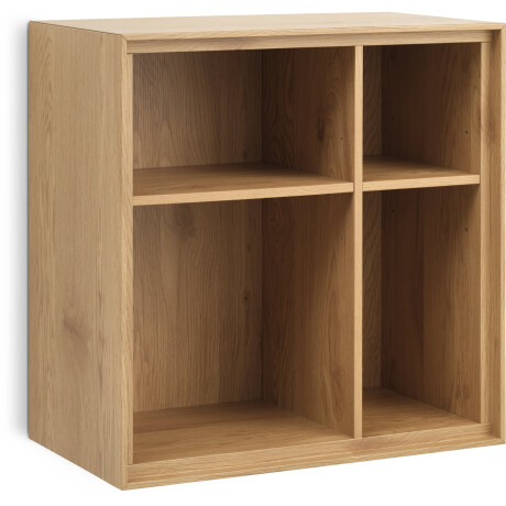 Librería GEDSER 4 compartimientos color roble Roble