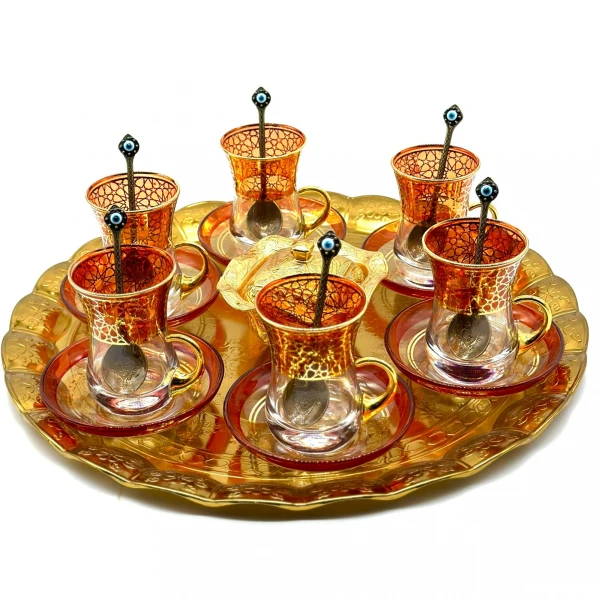 Juego de té completo vip naranja Juego de té completo vip naranja