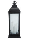 Farol ANKA 24x24x70cm c/LED negro Farol ANKA 24x24x70cm c/LED negro