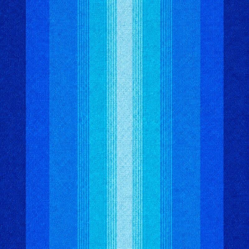 Set X 2 Sillas Altas Aluminio Clásica A Rayas AZUL