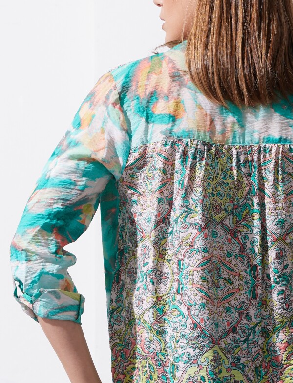 Blusa Nudo VERDE/MULTI