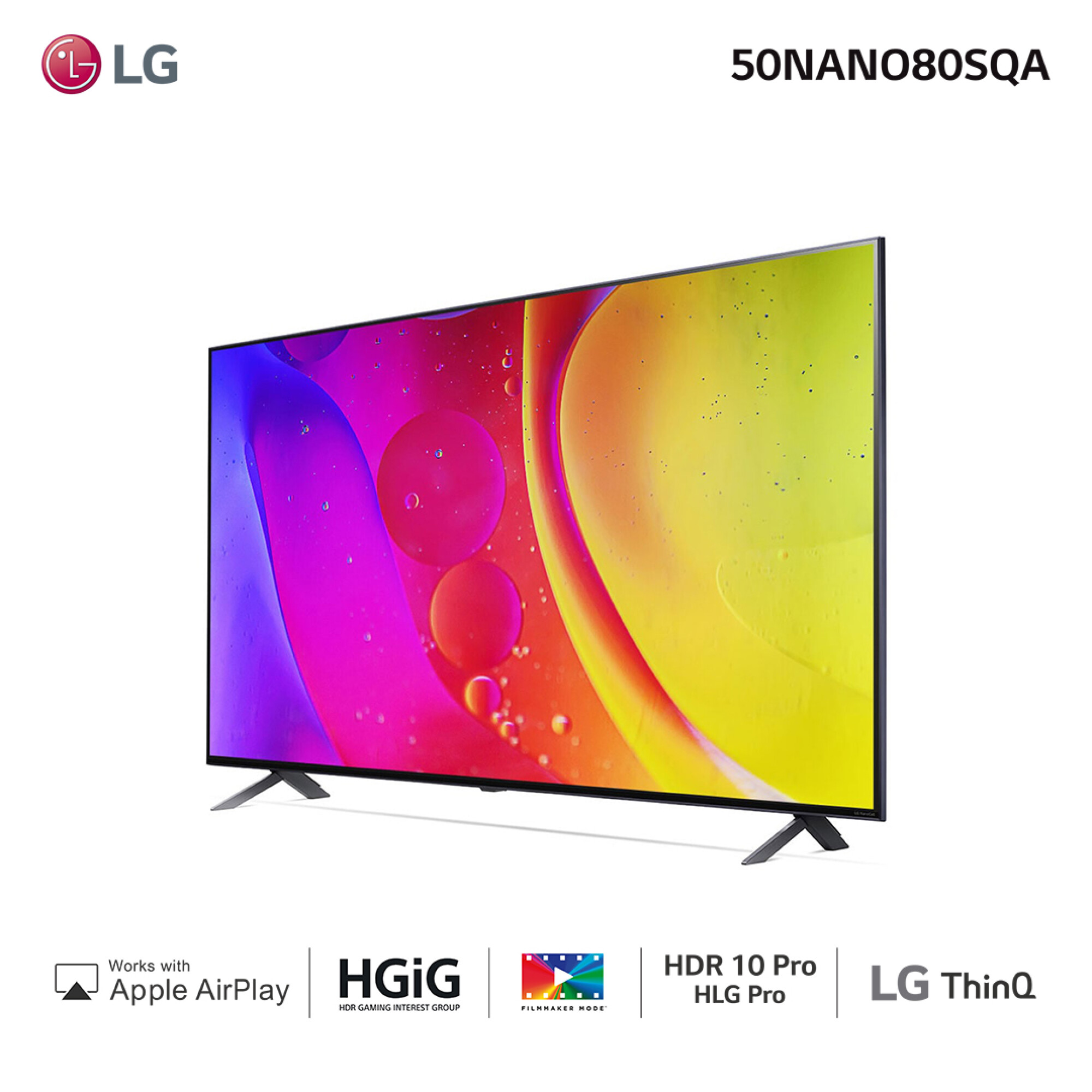 Tv LG de 50 pulgadas NanoCell 4k Ultra HD Smart Tv con