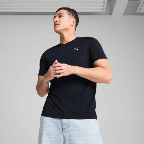 ESS Small Logo Poly Tee New Navy