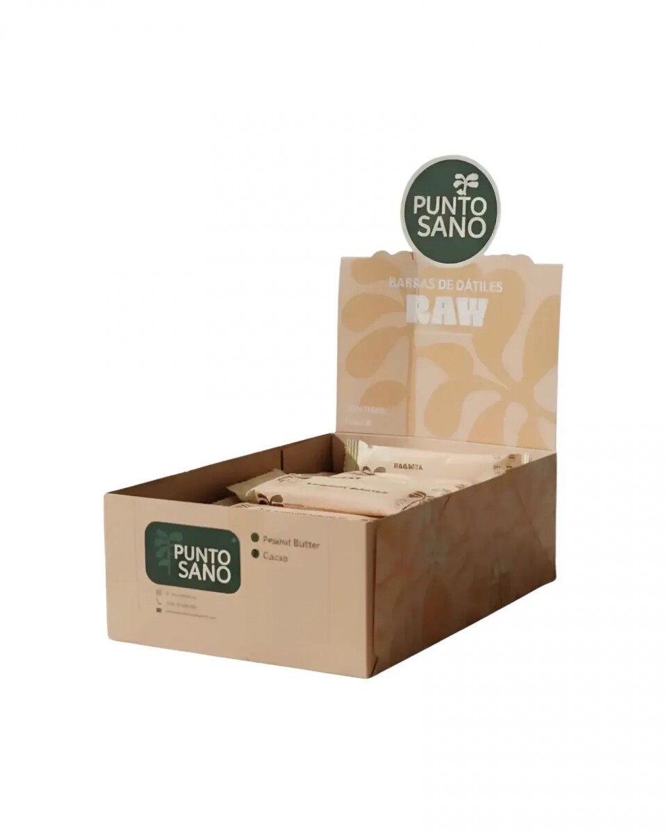 Barra RAW 40gr Caja x16 unidades Punto Sano 