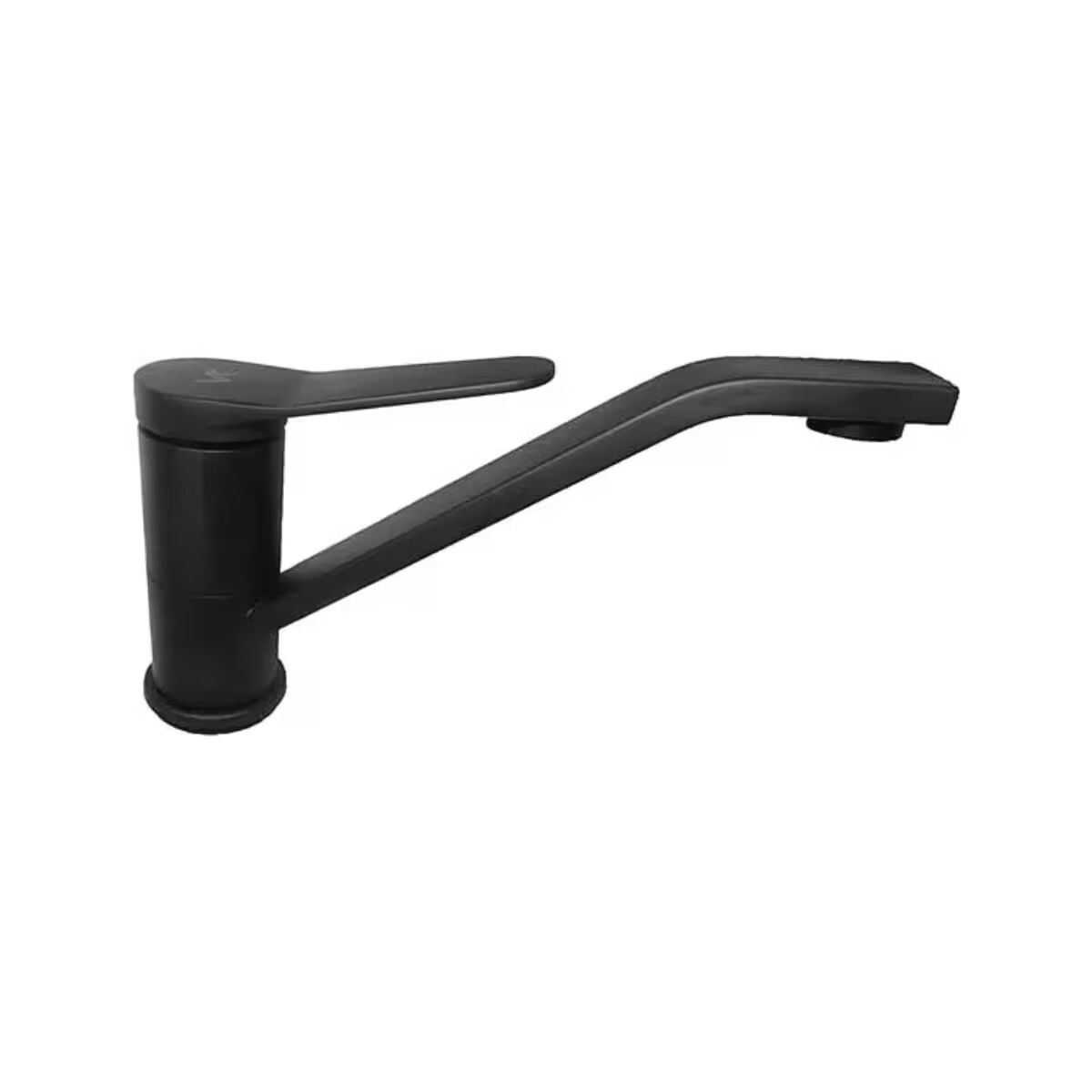 Grifería De Cocina Monocomando De Mesada Noar Pico Largo Negro Mate 