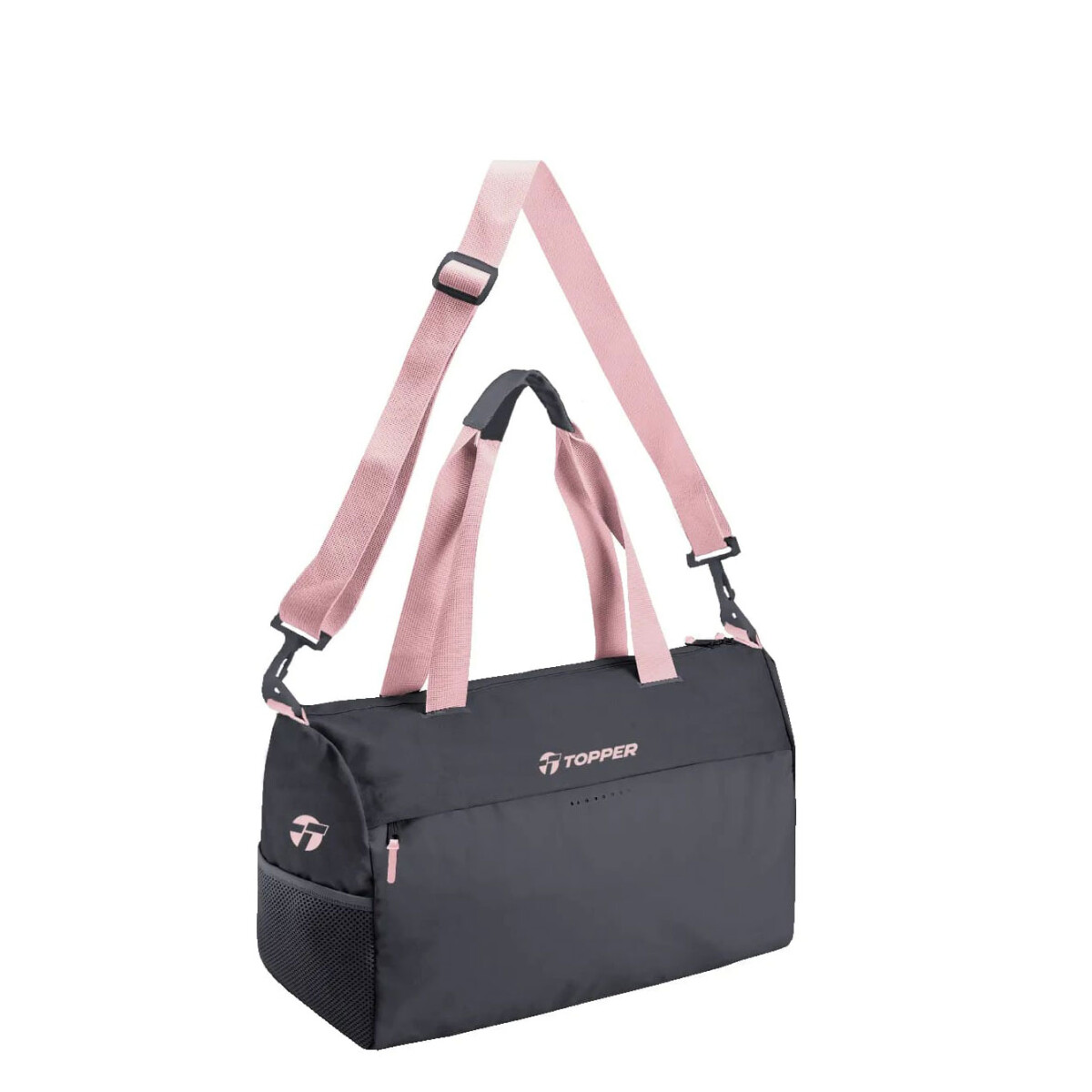 Bolso Topper Performance II - Gris - Rosa 