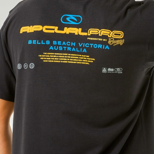 Remera Rip Curl Rip Curl Pro 2025 Lock Up Tee - Negro Remera Rip Curl Rip Curl Pro 2025 Lock Up Tee - Negro