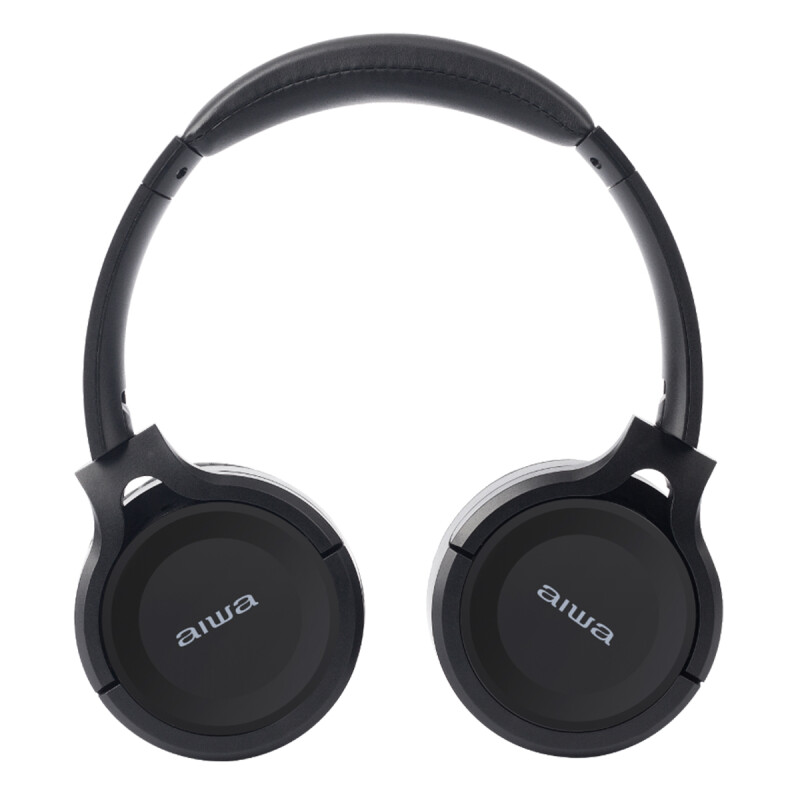 Auriculares Inalámbricos AIWA Bluetooth 5.3 On Ear Plegables Con Micrófono Black