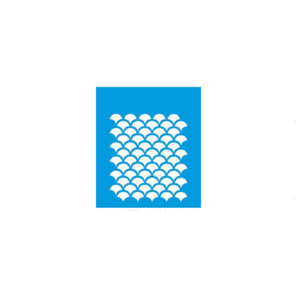 Stencil de PVC Medio Escama