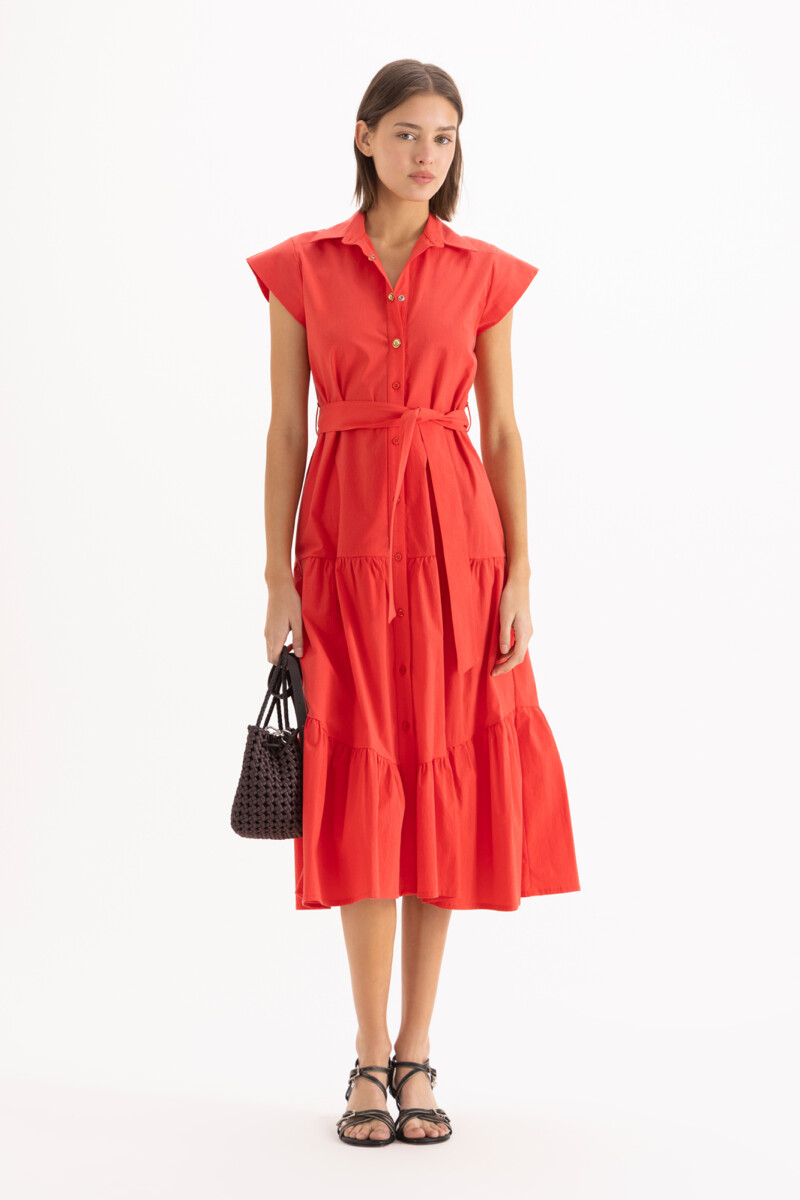 VESTIDO LULI Rojo